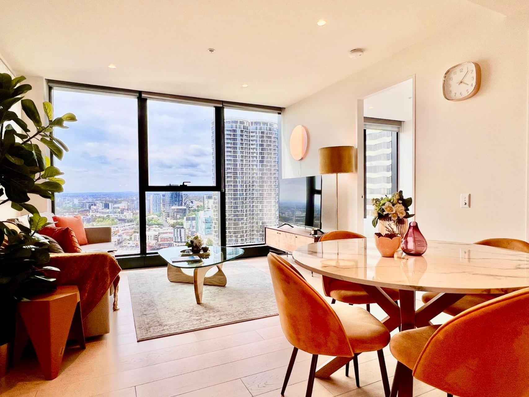 Highrise View 1King1Queen 2Baths Melbourne Buitenkant foto