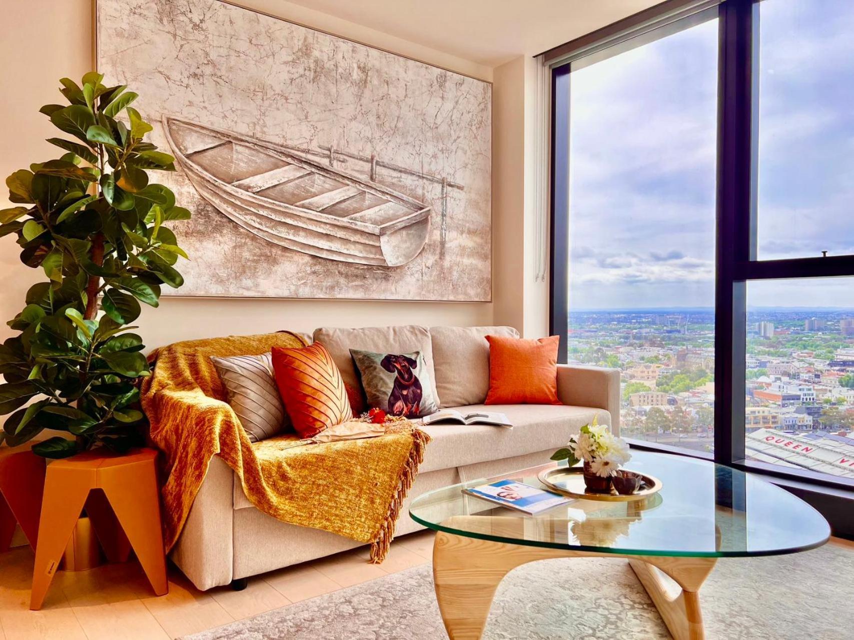 Highrise View 1King1Queen 2Baths Melbourne Buitenkant foto